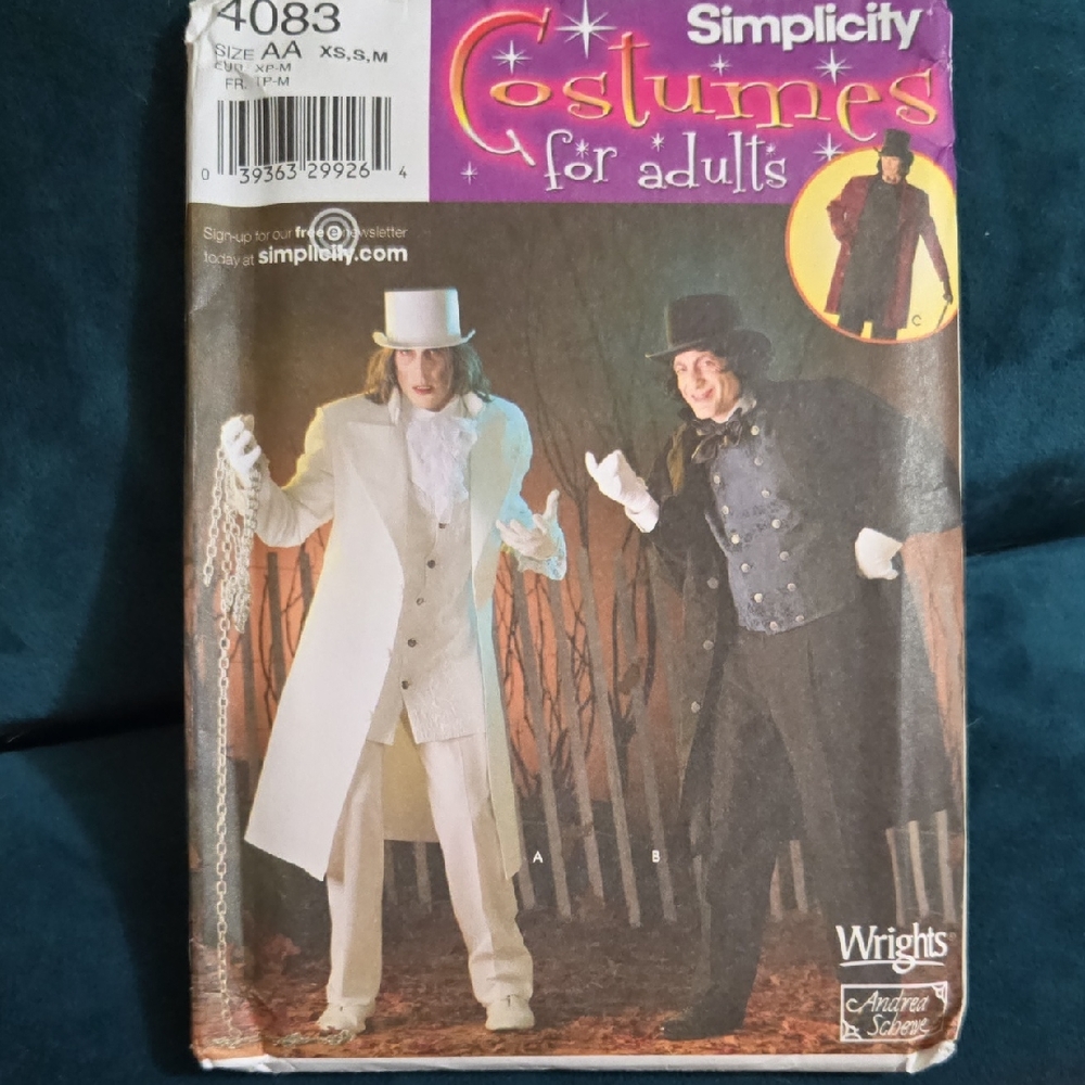 Simplicity Kids Costume - Black and White Theater Ensemble